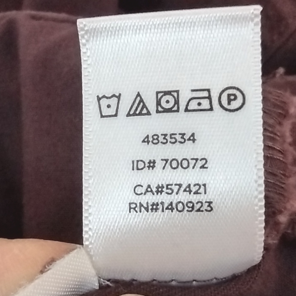 LOFT women's burgundy stretchy leggings size (12) - Picture 7 of 15